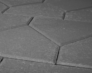 ტროტუარის ფილა Тиара цвет серый